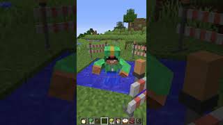 Surprising Villager with pins 8118 minecraft meme shorts [upl. by Nylarak]