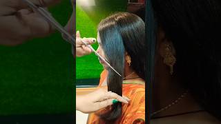 Long hair cutting ✂️✂️haircutshort hair cuttinghair hackshort shorts youtubeshorts [upl. by Ardnauq]