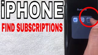 ✅ How To Find Subscription On iPhone 🔴 [upl. by Jenne]