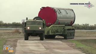 Russia Unveils Footage of Avangard ICBM System Enhancing Strategic Nuclear Forces  News9 [upl. by Edorej]