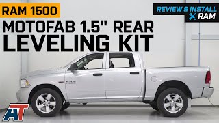 20092020 RAM 1500 MotoFab 15 Inch Rear Leveling Kit Review amp Install [upl. by Eniledam826]