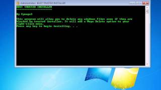 TrustedInstaller Hack Program Included [upl. by Ahsinav]