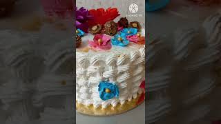 Ferrero rocher cake l Anniversary cake l Mina Bake [upl. by Marvin]