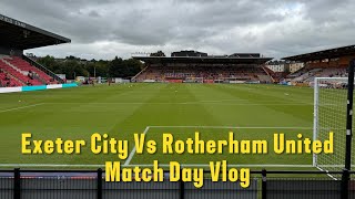 Exeter City 10 Rotherham United Vlog  202425 [upl. by Auod]