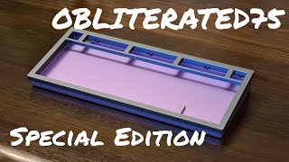 Obliterated75 Special Edition Unboxing Dual tone 75 Custom Keyboard kit from CannonKeys [upl. by Anyale]