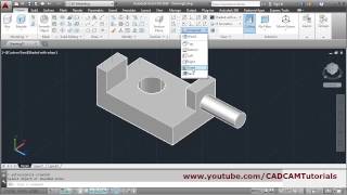 AutoCAD 3D Tutorial for Beginners  1 of 3 [upl. by Marola729]