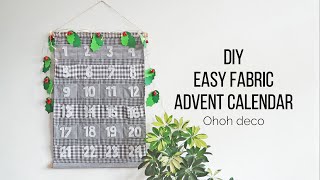 Fabric advent Calendar DIY [upl. by Eadie]