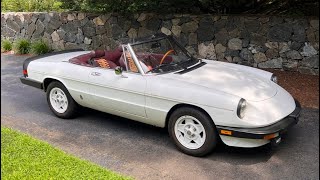 Alfa Romeo Spider Graduate [upl. by Shuma]