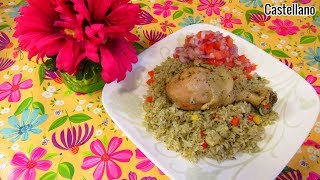 🍃Arroz con Pollo🍗en ARROCERA I Receta Peruana FACIL I Lorentix [upl. by Anytsirk]