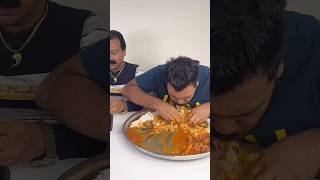 4KG MUTTON ROGAN JOSH RICE EATING CHALLENGE😱 BROTHER vs BROTHER🔥 shorts eating foodie [upl. by Tartan438]