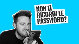 Password dimenticata Come creare password sicure e indimenticabili [upl. by Artied411]