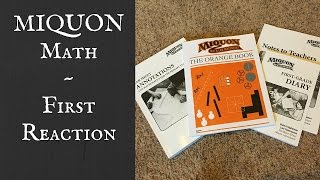 Miquon Math  Unboxing and First Reaction [upl. by Uni902]