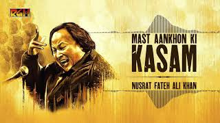 Mast Aankhon Ki Kasam  Ustad Nusrat Fateh Ali Khan  RGH  HD Video [upl. by Lucila350]