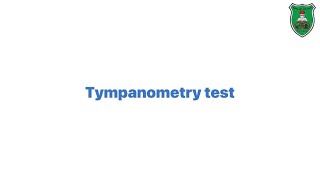 Tympanometry Test [upl. by Arhsub533]