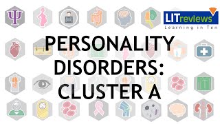 Personality Disorders Cluster A [upl. by Tarrant]