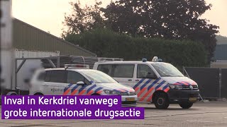 Inval in Kerkdriel vanwege grote internationale drugsactie [upl. by Adnorat]