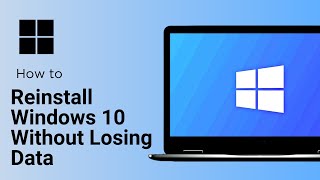 How to Reinstall Windows 10 Without Losing Data [upl. by Ekal]