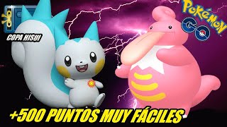 500 PUNTOS con PACHIRISU 100 NIVEL 51 en un EQUIPAZO PARA LA COPA HISUI  GBL  Pokémon Go Pvp [upl. by Lemmuela233]