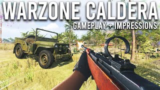 Warzone Caldera Gameplay and Impressions [upl. by Nwahsed503]