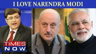 I Love Prime Minister Narendra Modi  Anupam Kher [upl. by Arriaet]