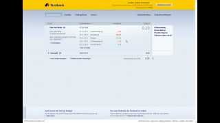 online banking Postbank Tutorial [upl. by Rehttam]