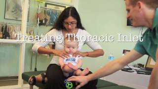 OMT Infant Demo For Plagiocephaly Torticollis Reflux and Constipation [upl. by Thissa780]