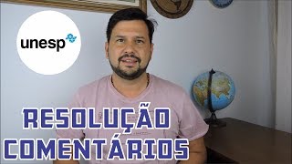 UNESP 2018 RESOLUÃ‡ÃƒO E COMENTÃRIOS DAS QUESTÃ•ES DE GEOGRAFIA [upl. by Innavoij]