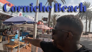 Walking Through Corniche Beach in Agadir  Morocco 🇲🇦 [upl. by Manuela]