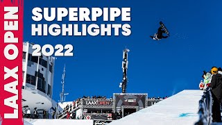 2022 Laax Open Superpipe Highlights [upl. by Jacobo423]