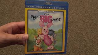 Piglets Big Movie BluRay Unboxing from Disney Movie Club [upl. by Trilley]