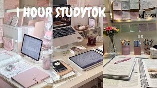 1 HOUR STUDY TOK📚  Study Motivation  Study Aesthetics 🎥 Study Vlogs  ✨TikTok Compilation [upl. by Lalise]