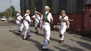 Lord Conyers Morris Men dance quotUpton Upon Severn Stick Dancequot at Bromyard Folk Festival 2023 [upl. by Acinonrev469]