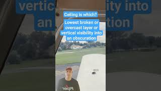 Private Pilot Test Prep  Ceiling Aviation Weather  Learn To Fly  How To Fly flighttraining [upl. by Retepnhoj]