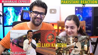 Pakistani Couple Reacts To Inside India’s Most Luxurious Train  ₹20lakh Ka Room  Maharajas Express [upl. by Nnaynaffit]