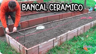 Como hacer bancales elevados Cerámicos  Muy fácil   Bancal Ceramico  La Huertina De Toni [upl. by Blanchette]