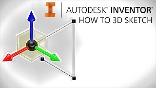 How to 3D Sketch  Autodesk Inventor [upl. by Adnesor354]