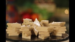 Kaju Katli  Diwali Special Recipe  Sanjeev Kapoor Khazana [upl. by Nuhsed]