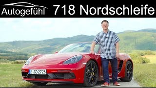 Nordschleife experience with the Porsche 718 Boxster GTS 2019 REVIEW  Autogefühl [upl. by Gildus]