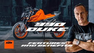 The 2024 KTM 990 DUKE – Features and Benefits  KTM [upl. by Ardnaeel]