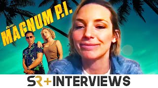 Magnum PI Interview Perdita Weeks On Magnum amp Higgins Romance And The Shows Final Episodes [upl. by Scevo]