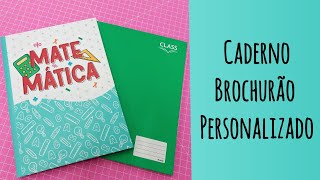 Como Personalizar Um Caderno Brochurão Usando O Silhouette Studio [upl. by Akiehsal]