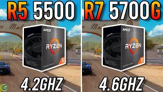 Ryzen 5 5500 vs Ryzen 7 5700G  Big Difference [upl. by Moira941]