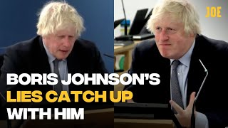 HIGHLIGHTS Boris Johnson absolutely terrorised at first Covid Inquiry appearance [upl. by Ready]