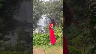 The only resort in India with a private waterfall 🌿🌸 coorg resort naturerelaxation karnataka [upl. by Cirnek]