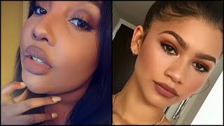 Zendaya Inspired Makeup Tutorial  Bronze Eyes  arjBeauty [upl. by Yhtomot772]