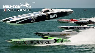 2023 Sarasota Powerboat Grand Prix  Class 1 Race  XINSURANCE Helicopter [upl. by Melosa]