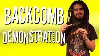 How To Make Dreadlocks  Backcomb Method [upl. by Erbua445]