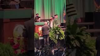 Bridgets Binghamton Commencement Graduation receiving diploma May 2024 [upl. by Orlene228]