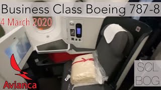 AVIANCA Boeing 7878 BUSINESS CLASS SCL  BOG [upl. by Barabas]