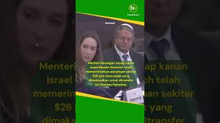 Israel menyita dana pajak sebesar 26 juta yang ditujukan untuk Otoritas Palestina [upl. by Wilbert]